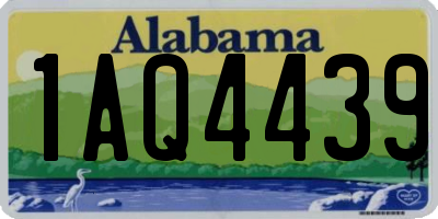 AL license plate 1AQ4439