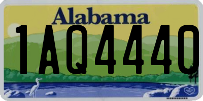AL license plate 1AQ4440