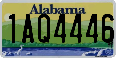 AL license plate 1AQ4446