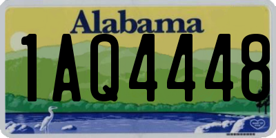 AL license plate 1AQ4448