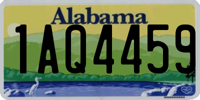AL license plate 1AQ4459