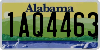 AL license plate 1AQ4463