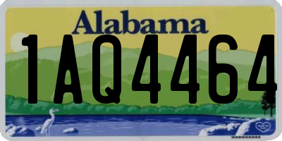 AL license plate 1AQ4464
