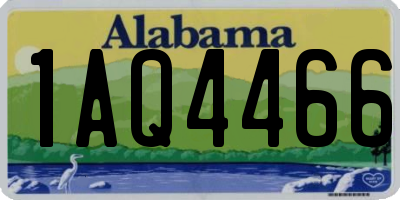 AL license plate 1AQ4466