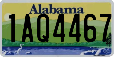 AL license plate 1AQ4467