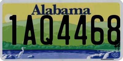AL license plate 1AQ4468