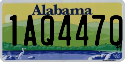 AL license plate 1AQ4470