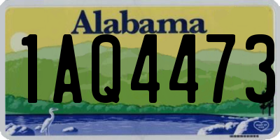 AL license plate 1AQ4473