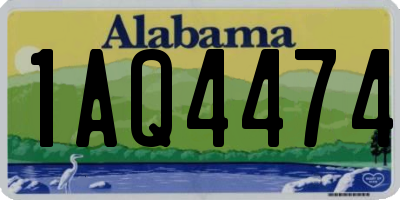 AL license plate 1AQ4474