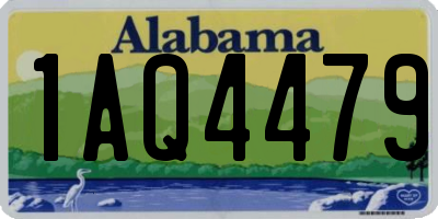 AL license plate 1AQ4479