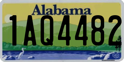 AL license plate 1AQ4482
