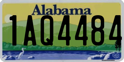 AL license plate 1AQ4484