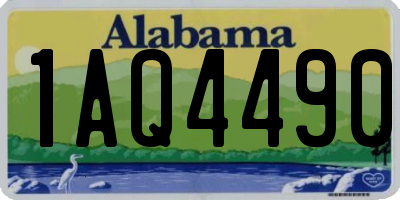 AL license plate 1AQ4490