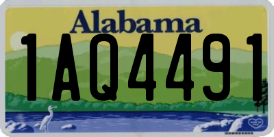 AL license plate 1AQ4491