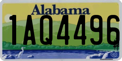 AL license plate 1AQ4496