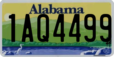 AL license plate 1AQ4499