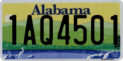 AL license plate 1AQ4501