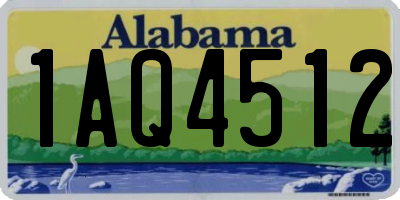 AL license plate 1AQ4512