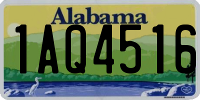 AL license plate 1AQ4516