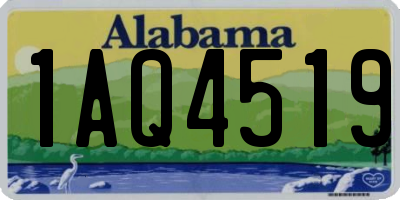 AL license plate 1AQ4519