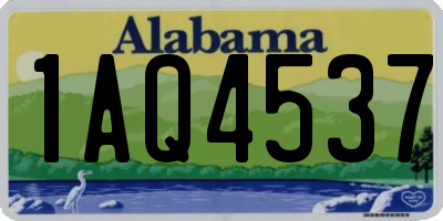 AL license plate 1AQ4537