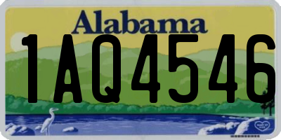 AL license plate 1AQ4546