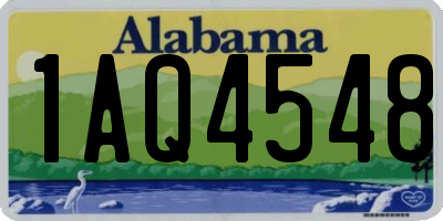 AL license plate 1AQ4548