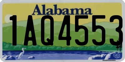 AL license plate 1AQ4553
