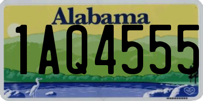 AL license plate 1AQ4555