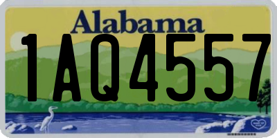 AL license plate 1AQ4557