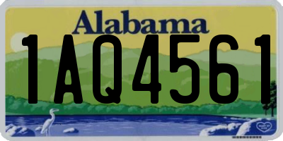 AL license plate 1AQ4561