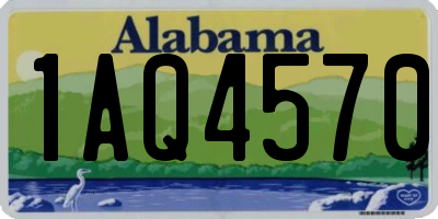 AL license plate 1AQ4570