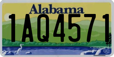 AL license plate 1AQ4571