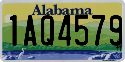 AL license plate 1AQ4579