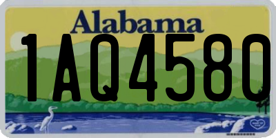 AL license plate 1AQ4580