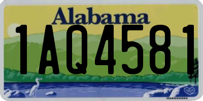 AL license plate 1AQ4581