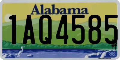 AL license plate 1AQ4585