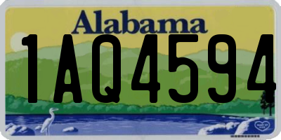 AL license plate 1AQ4594