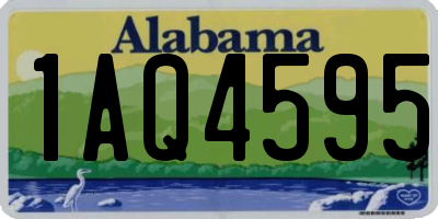 AL license plate 1AQ4595