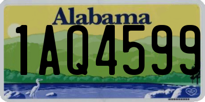 AL license plate 1AQ4599
