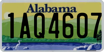 AL license plate 1AQ4607