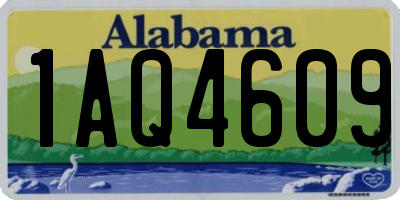 AL license plate 1AQ4609