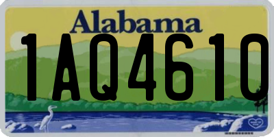 AL license plate 1AQ4610