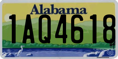 AL license plate 1AQ4618