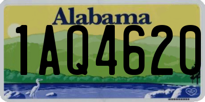 AL license plate 1AQ4620