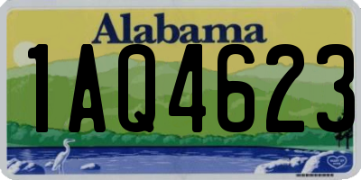 AL license plate 1AQ4623