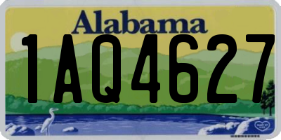 AL license plate 1AQ4627
