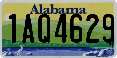 AL license plate 1AQ4629