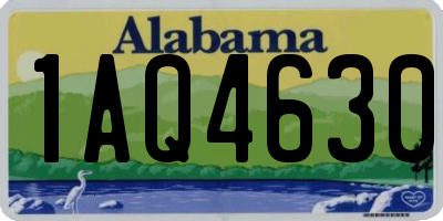 AL license plate 1AQ4630