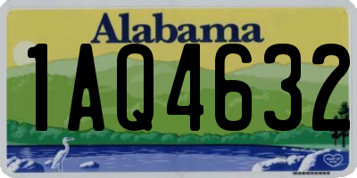 AL license plate 1AQ4632